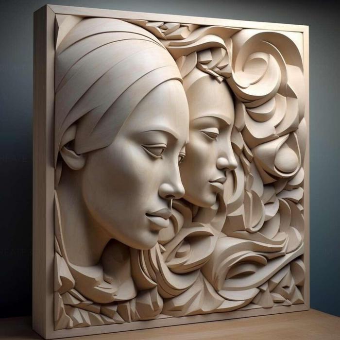 نموذج ثلاثي الأبعاد لآلة CNC 3D Art 